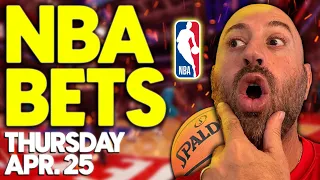 (JUST HIT AGAIN!) NBA Bets, Picks & Predictions Today (4/25/24) | NBA Parlay of the Day