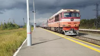 ТЭП70-0502 с поездом №346 Адлер - Нижневартовск