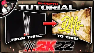 How to Create a CUSTOM Titantron on WWE 2K22! (in Depth)