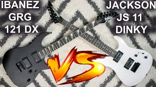 Jackson JS11 VS  Ibanez GRG121  - GuitarBattle #27