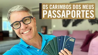 All the stamps in my passports - THE QUARANTINE DIARIES #1