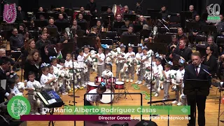 Orquesta Sinfónica del IPN con la participación de La orquesta de Niños del "Colegio Horacio Terán"