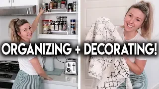 ORGANIZE + DECORATE WITH ME!