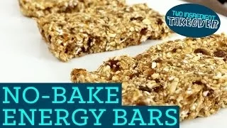 No Bake Energy Bars! Healthy Granola Recipe - Mind Over Munch Two Ingredient Takeover S01E01