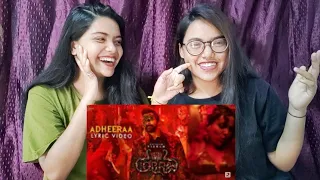 Cobra - Adheeraa ft. Chiyaan Vikram Reaction Video by Bong girlZ | A. R. Rahman, Ajay Gnanamuthu