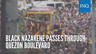 Black Nazarene passes through Quezon Boulevard | Nazareno 2024