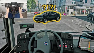 THE WORST BUS DRIVER IN THE WORLD #4 - THE BUS (Steering Wheel + Shifter)