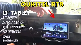 11" 2K, Huge Battery, 256Gb, Dual SIM, Superfast AND It's Rugged?! Oukitel RT8 TABLET (BARGAIN)