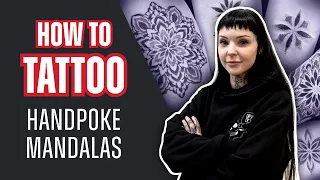 How to Tattoo Handpoke Mandalas With Grace Neutral | Tattoo Tutorial