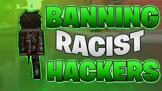 👑 Banning RACIST HACKERS in Da Hood 👑 (Funny)