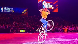 NBA All Star Bike Girl Performance - you must watch