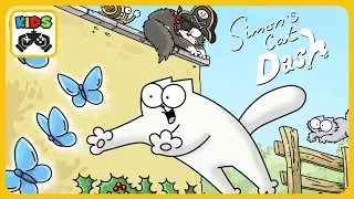 Simon's cat rushes on a date in Simon's Cat Dash game by Good Catch * iOS | Android gameplay