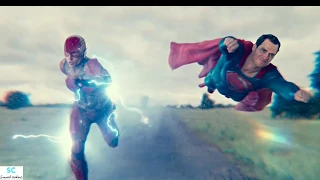 Mid Credits Scene - Superman vs Flash FLASH,Race Scene _ Justice League (2017)