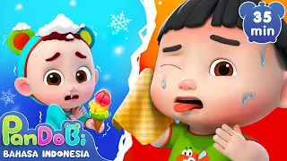 Dingin VS Panas | Belajar Dingin dan Panas | Lagu Anak-anak | Super Pandobi Bahasa Indonesia