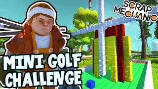 Scrap Mechanic! - MINI GOLF CHALLENGE! Vs AshDubh - [#31] | Gameplay |