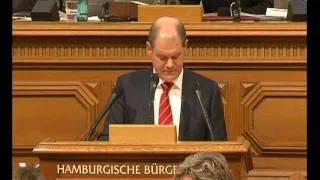 Regierungserklärung vom 23.03.2011 von Olaf Scholz und Stellungnahme der Opposition