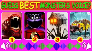 Guess Monster Voice Train Eater, CatNap, Spider House Head, Car Eater Coffin Dance