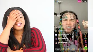 6IX9INE IG LIVE : EXPLAINS WHY HE SNITCHED AND BREAKS IG LIVE RECORD | Reaction