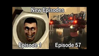 Skibidi Toilet 1  57 ALL Episodes  Zombie Titan Speakerman VS Titan Cameraman Episode 57 Part 1