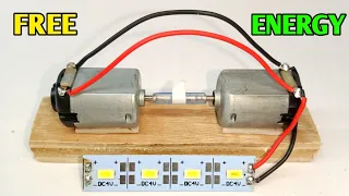Free energy generator with two dc motor / free energy device