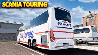 Scania Touring HD Bus Mod For ETS2 1.46 | ETS2 1.46 MODS