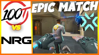 EPIC MATCH! 100T vs NRG HIGHLIGHTS - VCT Challengers 3 NA VALORANT