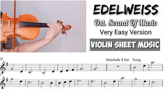 [Free Sheet] Edelweiss - Sound Of Music [Violin Sheet Music]