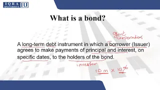 Unit 7.1-1 || Bond Valuation || What is a bond?