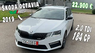 Skoda Octavia VRS 2019 aut 2,0 Tdi - cum, ce cât?