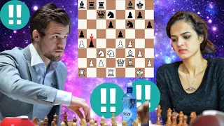 Sensible chess game | Magnus Carlsen vs Tania Sachdev