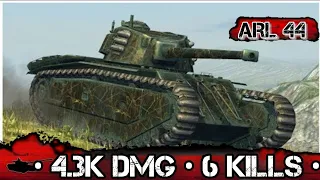 Blitz - ARL 44 Обкатал лучший тяжелый танк на уровне - World of Tanks Blitz (WoTB)