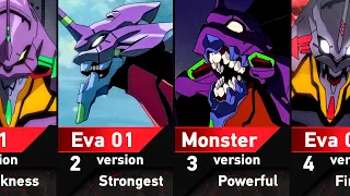 Evolution of EVA 01 in the Neon Genesis Evangelion and Rebuild of Evangelion