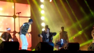 Chris Brown dance-off with Omarion Vestival The Hague Malieveld 1-8-2015