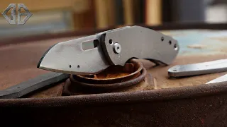 Making a titanium framelock: Knifemaking, Part 1