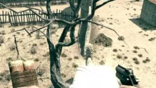 Call of Juarez Bound in Blood - trick/glitch 7 (Taos Pueblo)