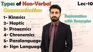 Lec-10 Types of Non-Verbal Communication |Business Communication|