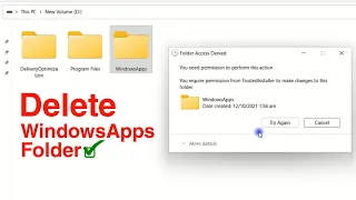 How to Delete the WindowsApps folder on Windows 10/11