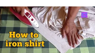 How to Iron a shirt in below 3 minutes/Iron Shirt in 3 minutes/ Shirt iron easy method