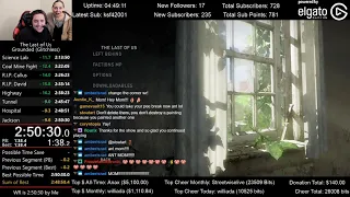 The Last of Us Speedrun for Grounded mode Glitchless (2:50:30)