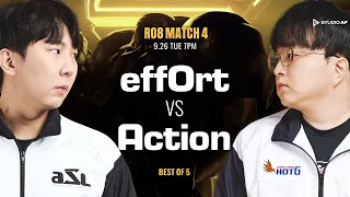 [ENG] ASL S16 Ro.8 Match 4 (Effort vs Action) - ASL English (StarCastTV English)