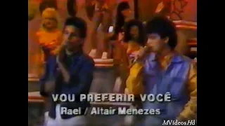 Rick & Renner Cantam "Vou Preferir Você" No "Clube Do Bolinha" (TV Bandeirantes • XX/XX/1990)