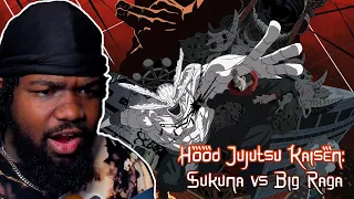 Big Raga got Rocked! Hood Jujutsu Kaisen: Sukuna vs Big Raga the Opp Stoppa REACTION