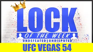 Jacob's Lock of the Week for UFC Vegas 54: Blachowicz vs Rakic  | LOTW | We Want Picks