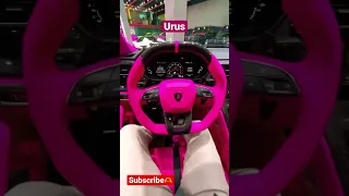Lamborghini Urus Shocking Pink Interior #lamborghini #urus #luxury #cars #shorts