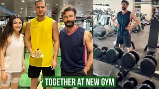 Özge yagiz and Gökberk demirci Together at New Gym