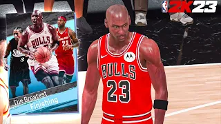 NBA 2K23 Mobile Greatest Mode Jordan Gameplay!!