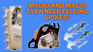 Installing Felling Spikes (Dogs) on my Stihl MS170 and M180 Chainsaws (Do You Even Need Them?)
