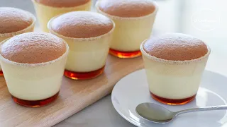 Creme Caramel Cake Recipe / Castella Pudding Cake