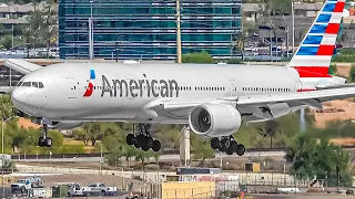 60 MINUTES of Plane Spotting at Phoenix Sky Harbor Airport (PHX/KPHX)