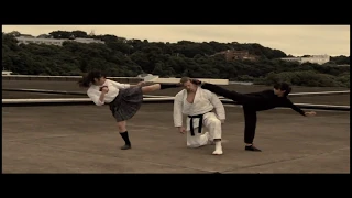 Rina Takeda & Hina Tobimatsu vs Richard Heselton (Karate Girl)